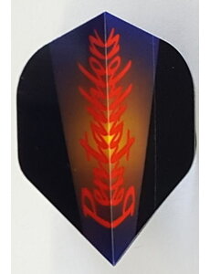 PENTATHLON Pentathlon Multi Color Scroll Standard Dart Flights