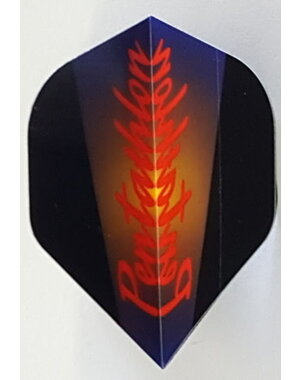PENTATHLON Pentathlon Multi Color Scroll Standard Dart Flights