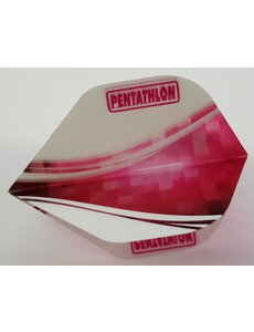 PENTATHLON Pentathlon Vizion Swirl Pink Standard Dart Flights