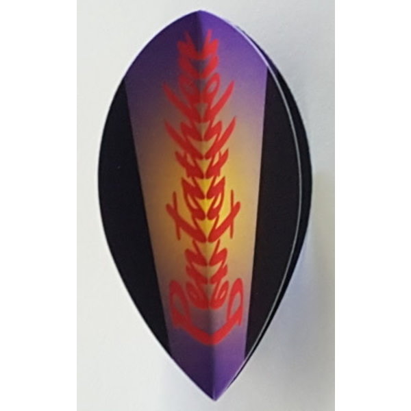 PENTATHLON Pentathlon Multi Color Scroll Pear Dart Flights
