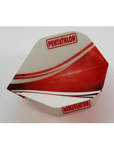 PENTATHLON Pentathlon Vizion Swirl Red Standard Dart Flights