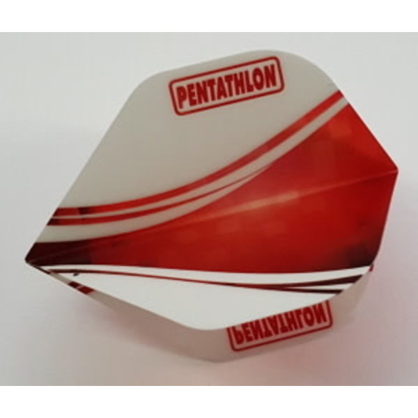 PENTATHLON Pentathlon Vizion Swirl Red Standard Dart Flights