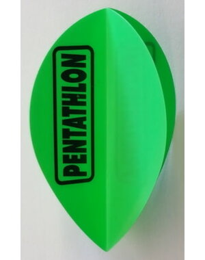 PENTATHLON Pentathlon Pear Fluro Green Dart Flights