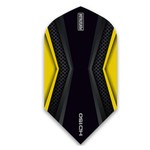 PENTATHLON Pentathlon HD150 Black and Yellow Slim 150 Micron Thick Dart Flight
