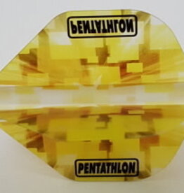 PENTATHLON Pentathlon Vizion Star Burst Yellow Standard Dart Flights