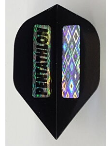 PENTATHLON Pentathlon Black Silver Standard Dart Flights