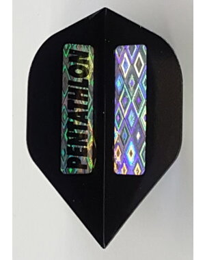 PENTATHLON Pentathlon Black Silver Standard Dart Flights