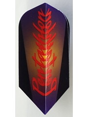 PENTATHLON Pentathlon Multi Color Scroll Slim Dart Flights