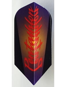 PENTATHLON Pentathlon Multi Color Scroll Slim Dart Flights