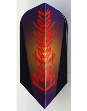 PENTATHLON Pentathlon Multi Color Scroll Slim Dart Flights