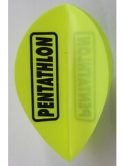 PENTATHLON Pentathlon Pear Fluro Yellow Dart Flights