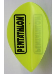 PENTATHLON Pentathlon Pear Fluro Yellow Dart Flights