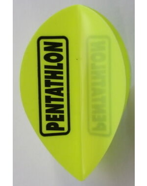 PENTATHLON Pentathlon Pear Fluro Yellow Dart Flights
