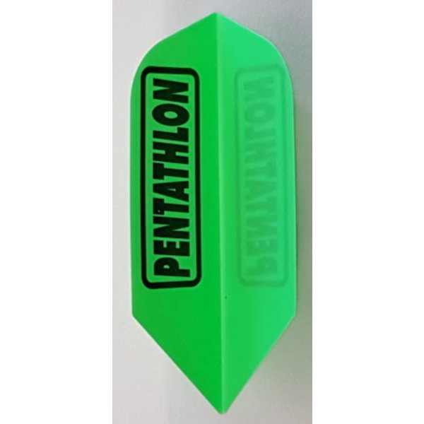 PENTATHLON Pentathlon Slim Fluro Green Dart Flights