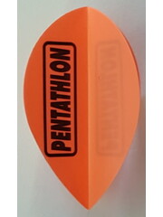 PENTATHLON Pentathlon Pear Fluro Orange Dart Flights