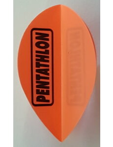 PENTATHLON Pentathlon Pear Fluro Orange Dart Flights