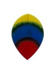 Poly Royal Disco Colors Pear Poly Royal Hard Dart Flight