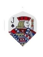 Poly Royal Jack and Queen of Spades Standard Poly Royal Hard Dart Flight