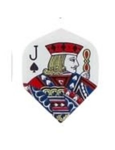 Poly Royal Jack and Queen of Spades Standard Poly Royal Hard Dart Flight