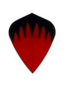Poly Royal Red Flame Kite Poly Royal Hard Dart Flight