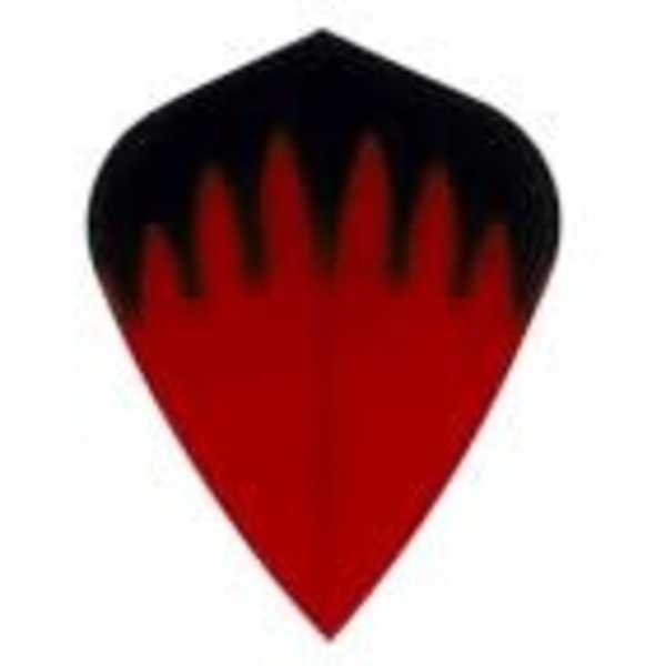 Poly Royal Red Flame Kite Poly Royal Hard Dart Flight