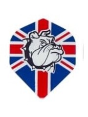 Poly Royal British Bulldog Union Jack Standard Poly Royal Hard Dart Flight