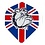 Poly Royal British Bulldog Union Jack Standard Poly Royal Hard Dart Flight