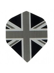 Poly Royal Black Union Jack Standard Poly Royal Hard Dart Flights