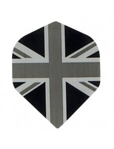 Poly Royal Black Union Jack Standard Poly Royal Hard Dart Flights