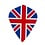 Poly Royal Union Jack Kite Solid Poly Royal Hard Dart Flight