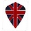 Poly Royal Union Jack Clear Kite Poly Royal Hard Dart Flight