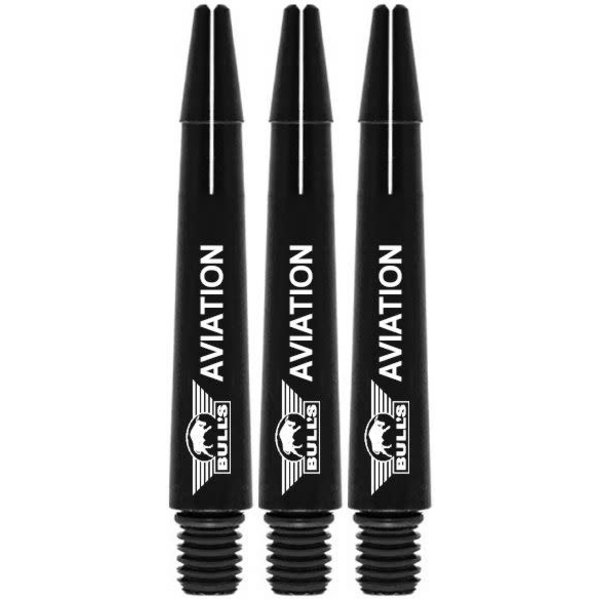 Bulls Darts Bulls Aviation Black Inb Dart Shafts
