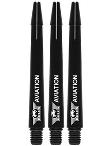 Bulls Darts Bulls Aviation Black Medium Dart Shafts