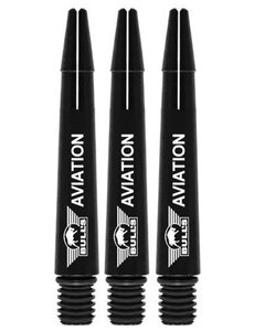 Bulls Darts Bulls Aviation Black Short Dart Shafts