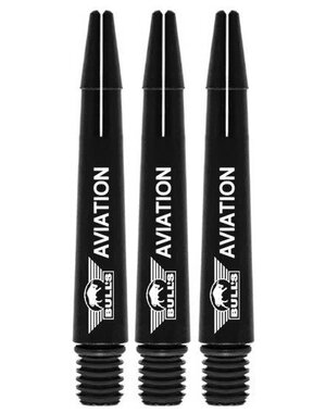 Bulls Darts Bulls Aviation Black Short Dart Shafts