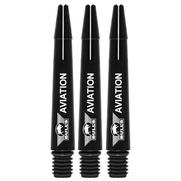 Bulls Darts Bulls Aviation Black Short Dart Shafts