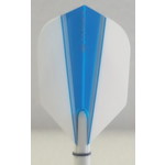 Target Darts Target Vision Ultra White Wing Blue No6 Standard Dart Flights