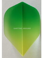 R4X R4X Klear Green and Yellow Fade Standard Dart Flights