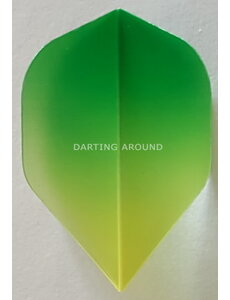 R4X R4X Klear Green and Yellow Fade Standard Dart Flights