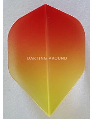 R4X R4X Klear Orange and Yellow Fade Standard Dart Flights