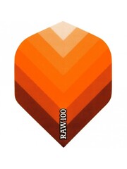 Raw Raw 100 Arrow Orange Standard Dart Flights
