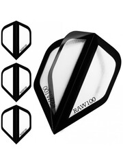 Raw Raw 100 Zone Clear Standard Dart Flights