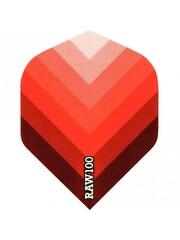 Raw Raw 100 Arrow Red Standard Dart Flights