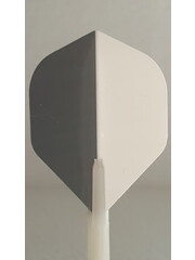 R4X R4X Transparent Black and White Standard Dart Flights