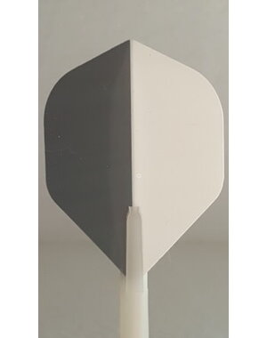 R4X R4X Transparent Black and White Standard Dart Flights