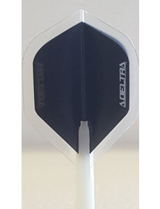 R4X R4X Delta Clear Standard Dart Flights