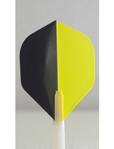 R4X R4X Transparent Black and Yellow Standard Dart Flights