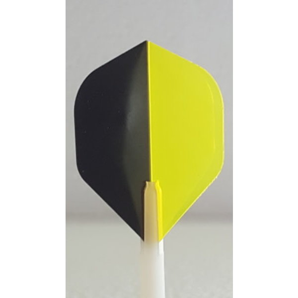 R4X R4X Transparent Black and Yellow Standard Dart Flights