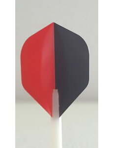 R4X R4X Transparent Black and Red Standard Dart Flights