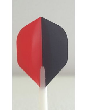 R4X R4X Transparent Black and Red Standard Dart Flights